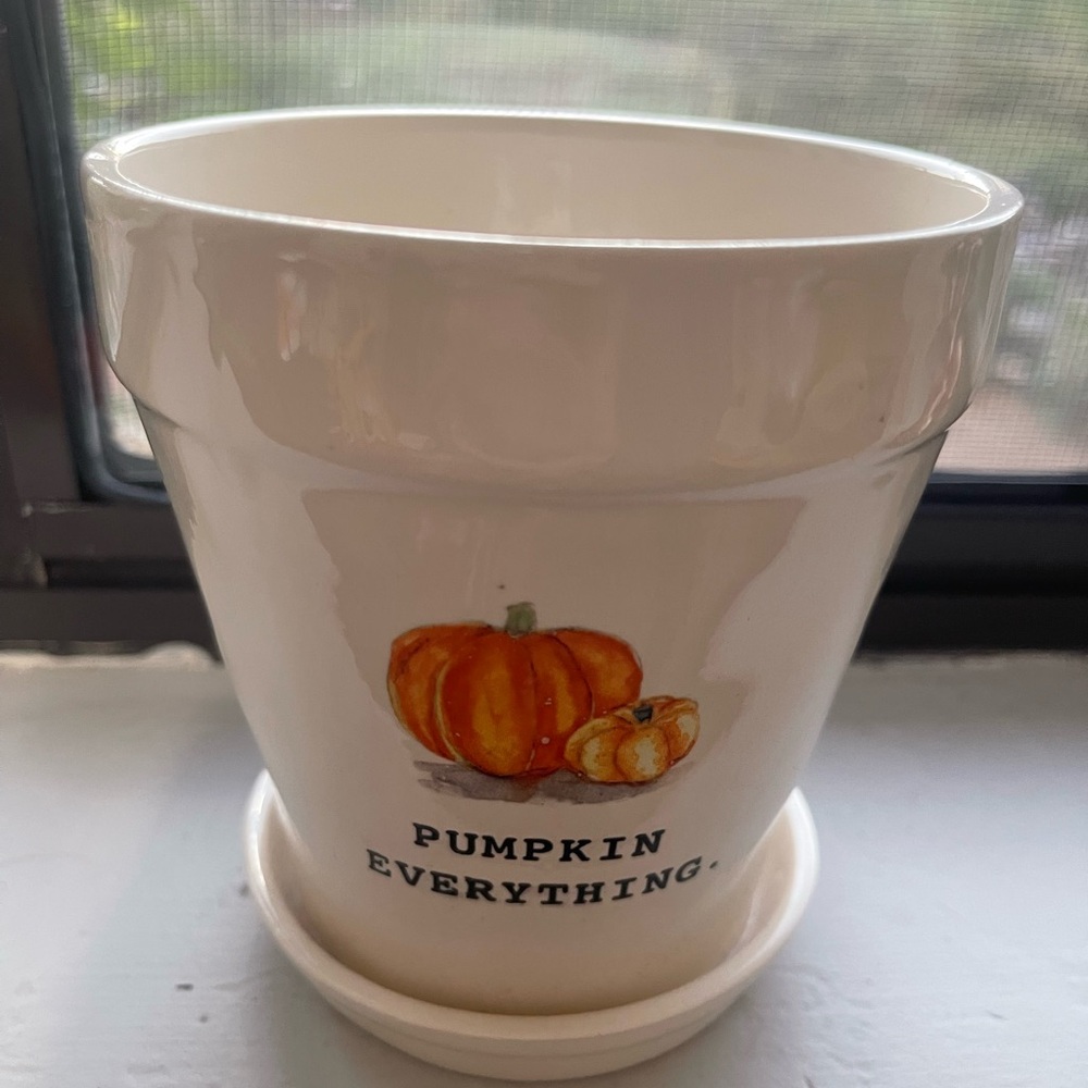 Rae Dunn White Ceramic Planter